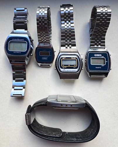 Konvolut digitalarmbanduhren - konvolut,