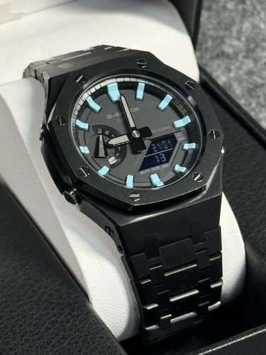 Casio 2100 mod edelstahl - casio, ga-2100