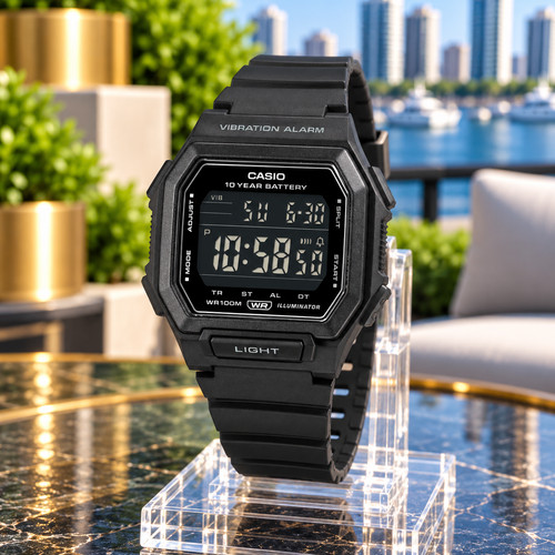 Casio 738h 1bvdf herren - w-738h-1bvdf,