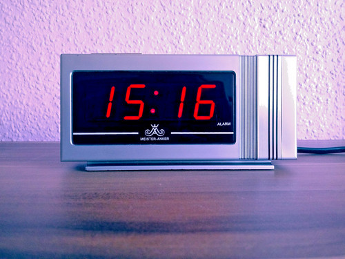 Vintage digital tischwecker - vintage, digital-tischwecker